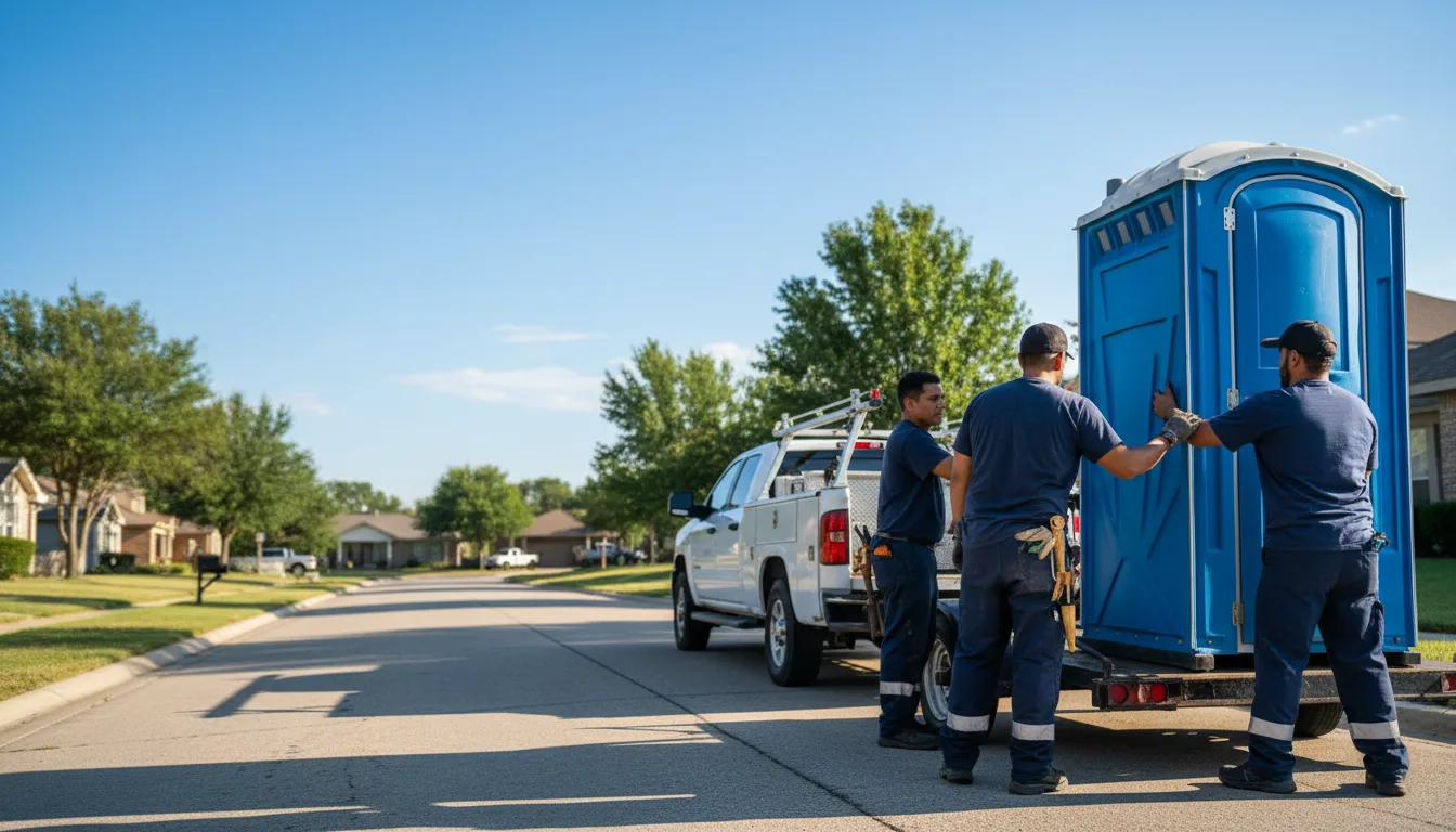 Portable Toilet Rental in Ovalo, TX near me